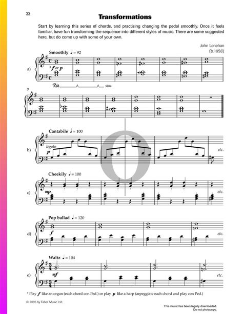 How to incorporate magical transformations into your sheet music compositions.